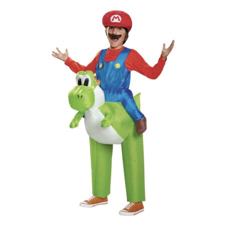 Oppusteligt Super Mario kostume 450x450 - Super Mario kostume til børn