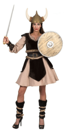 Viking kvinde udklædning viking damekostume viking forklædning viking damekostume
