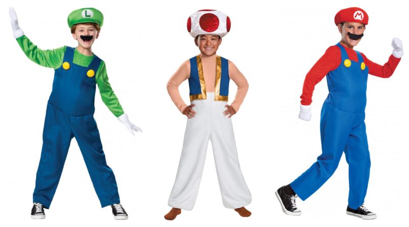 super mario kostume til børn, super mario kostume til piger, super mario kostume til drenge, super mario udklædning til børn, super mario udklædning til drenge, super mario udklædning til piger, super mario børnekostumer, luigi kostume til børn, luigi kostumer til børn, luigi børnekostumer, fastelavnskostumer, super mario fødselsdag, kostumeuniverset, uniformer til børn, blikkenslager udklædning til børn, blikkenslager kostume til børn