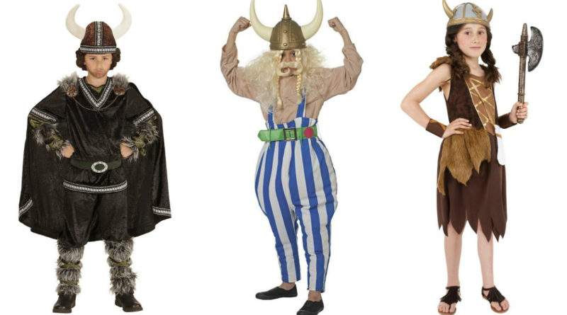 viking kostume til børn vikingekostume barn viking udklædning vikingekostume skjold ridder luksus kostume vikingepige obelix børnekostume
