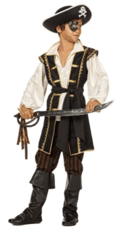 sørøver udklædning dreng pirat kostume sørøver børnekostume Jack Sparrow udklædning barn pirat fødselsdag udklædning kostumeuniverset