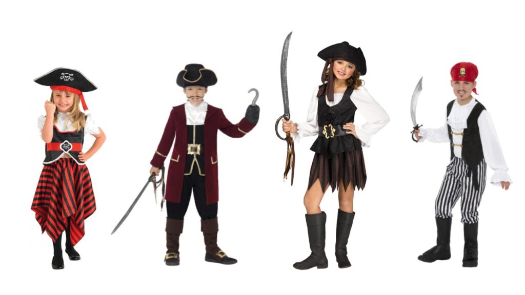 sørøver børnekostume pirat kostume til piratfest pirat børnekostume