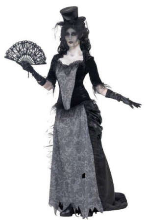 den grå enke kostume halloween kostume til kvinder