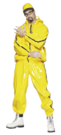 Ali G kostume 90er kostume gult kostume