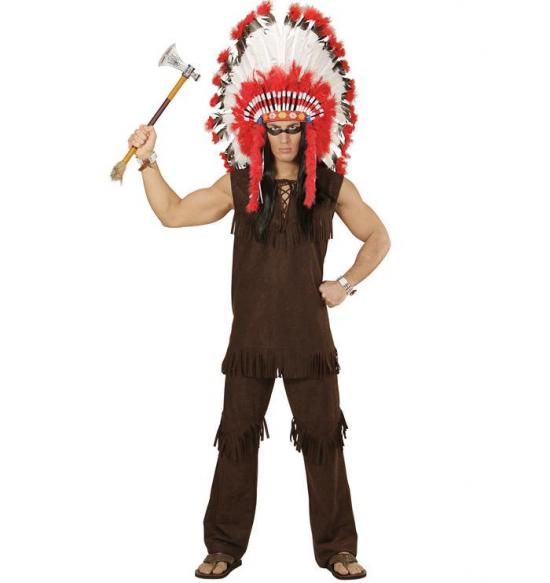 Indianer kostume til mænd - Indianer kostume til voksne