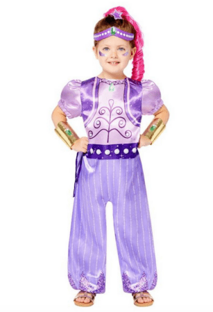 Shimmer Shine Shimmer B&oslash;rnekostume 307x450 - Shimmer & Shine kostume til b&oslash;rn
