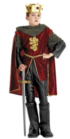 ridder kostume til børn middelalderkostume ridder børnekostume kongelig ridder kostume