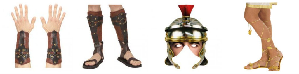 gladiator kostume til voksne gladiator kostume tilbeh&oslash;r romerske sandaler romerske sko gladiator maske guld sandaler udkl&aelig;dning
