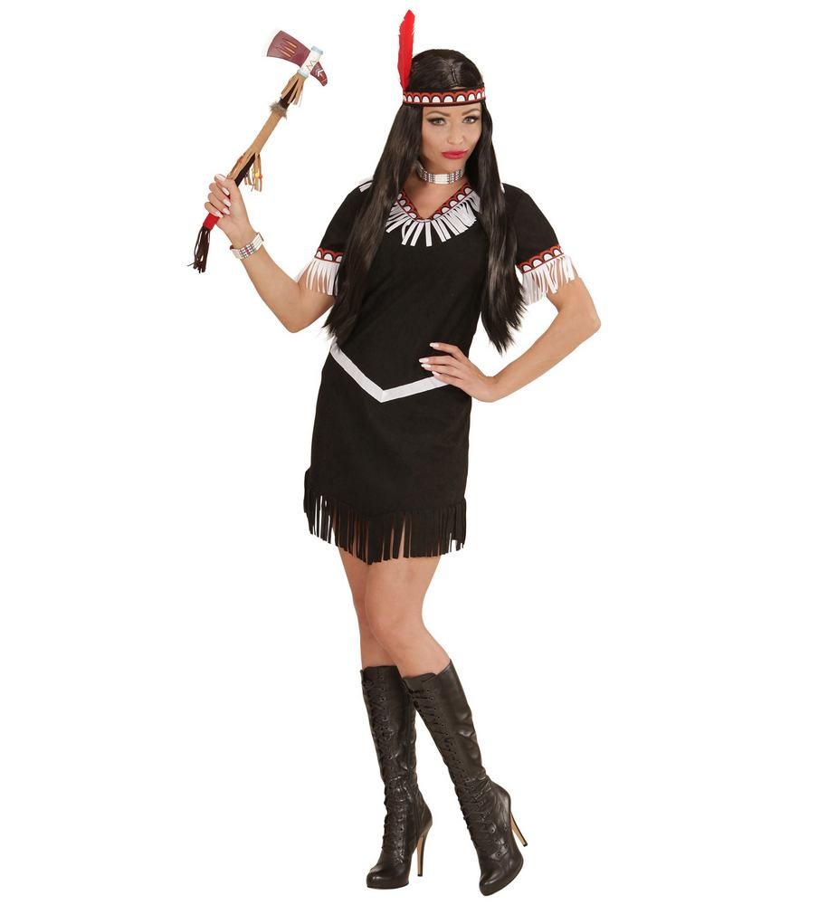 indianer kostume til voksne indianerpige til kvinder sort indianer kostume temafest kostume udklædning