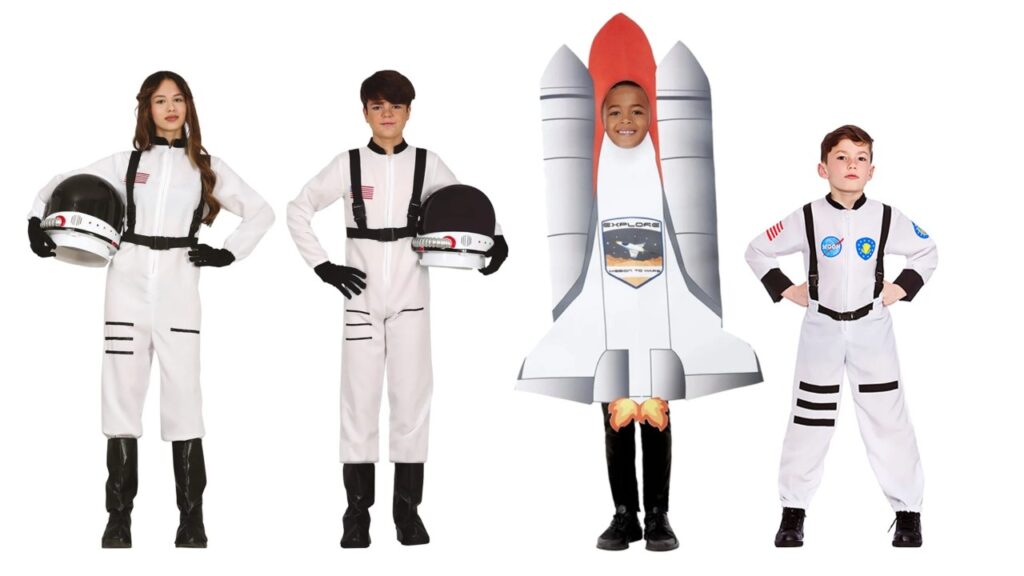 rumdragt til børn rumfærge kostume astronaut kostume til barn fastelavnskostume til børn rumfærge udklædning