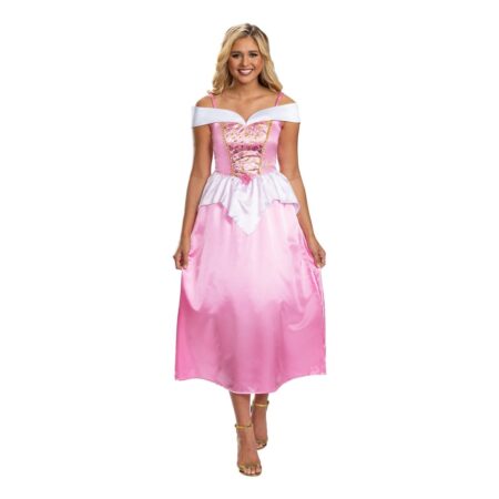 Disney Tornerose Kjole Kostume 450x450 - Tornerose kostume til voksne