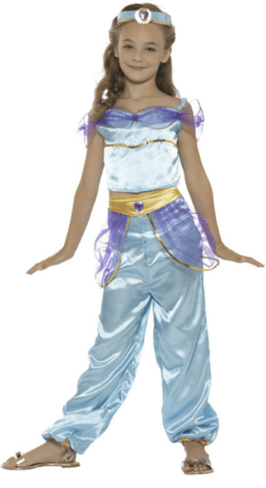 prinsesse jasmin kostume til piger jasmin udklædning fastelavnskostume