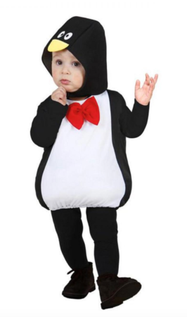 Pingvin kostume til børn og baby pingvin babykostume 266x450 - Pingvin kostume til børn og baby