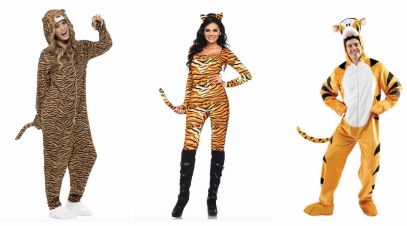 tiger kostume til voksne, tiger udklædning til voksne, tiger kostumer til voksne, tiger voksenkostumer, dyre kostumer til voksne, tigerdyret kostume til voksne, tiger fastelavnskostume til voksne, kostume universet