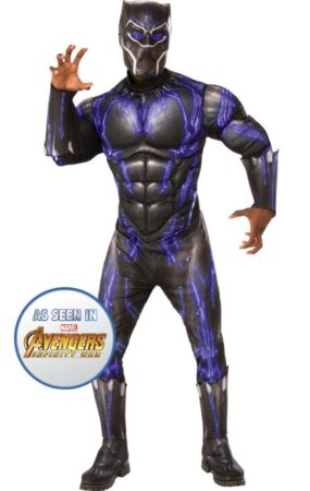 Black Panther Deluxe Kostume 285x450 - Black Panther kostume til voksne