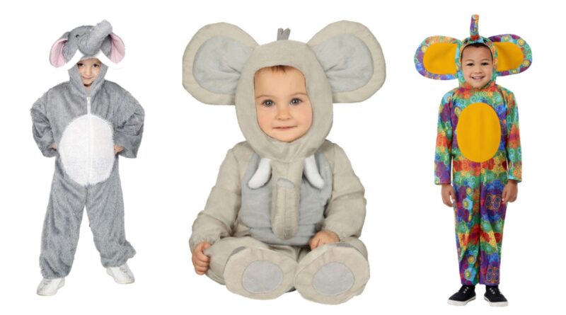 Elefant kostume til børn 800x445 - Elefant kostume til børn og baby