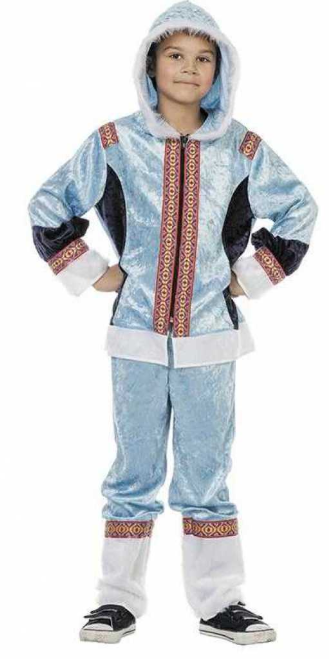 eskimo kostume til børn eskimo blå drenge kostume eskimo børnekostume eskimo udklædning til børn fastelavnskostume til piger arktisk kostume til børn