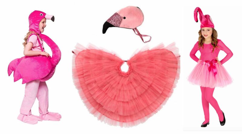 flamingo kostume til børn, flamingo udklædning til børn, flamingo tøj til børn, flamingo børnekostumer, flamingo kostumer, flamingo fastelavnskostume til børn 2021, flamingo fastelavnskostume til piger 2021, populære fastelavnskostumer til piger 2021, pink børnekostumer, sjove fastelavnskostumer til børn,
