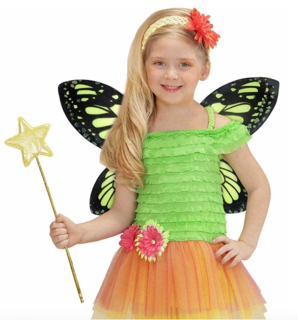 grønne sommerfuglevinger til børn 954x1024 - Sommerfugl kostume til børn