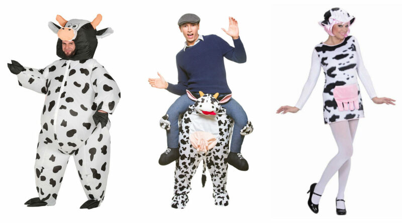 ko kostume til voksne ko kostume malkeko kostume til voksne ko udklædning fastelavnskostume til voksne bondegårdsdyr kostume