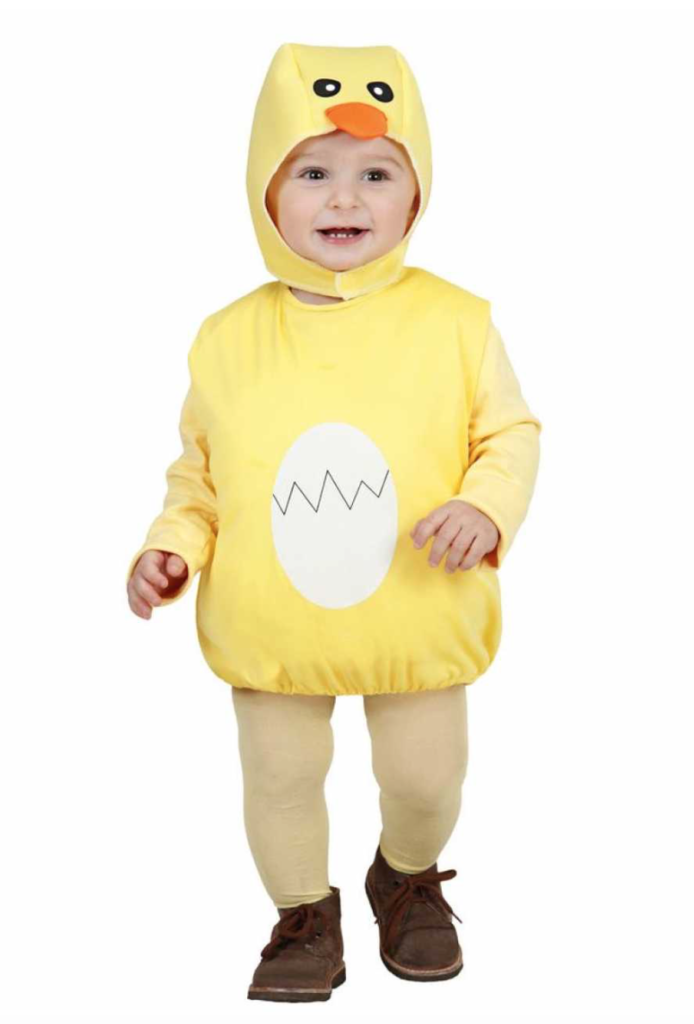 kylling baby kostume 694x1024 - Kylling kostume til børn og baby