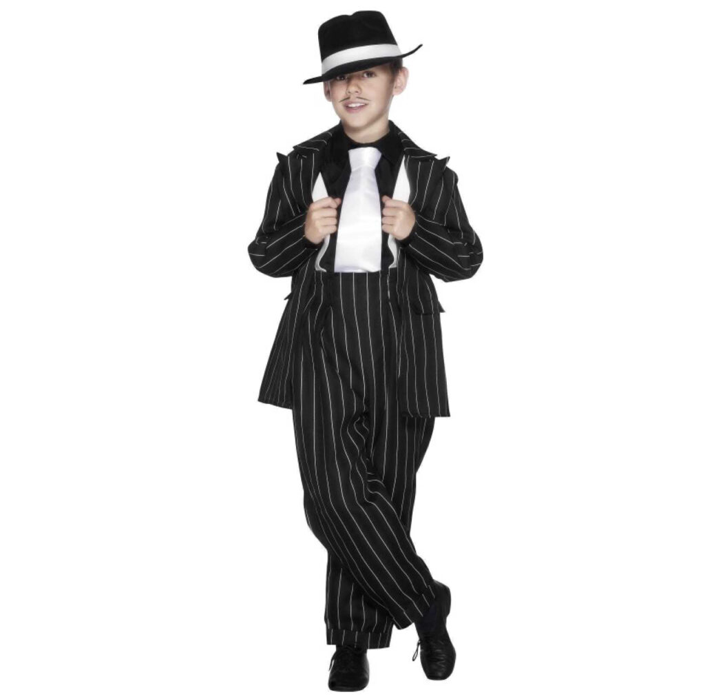 ganster kostume til b&oslash;rn 1950erne gangster b&oslash;rnekostume mafia kostume til b&oslash;rn