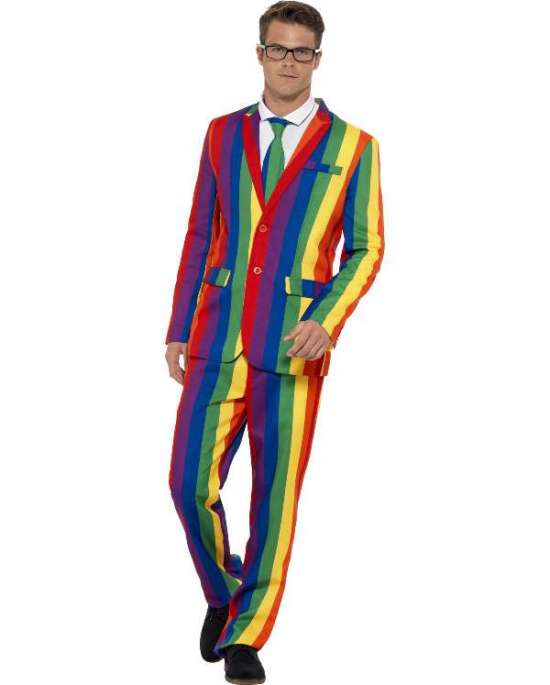Cool suit regnbue kostume - Regnbue kostume til voksne