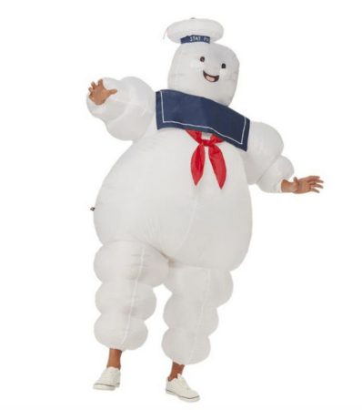 Ghostbusters Oppustelig Marshmallow Man Kostume 398x450 - Ghostbusters kostume til voksne