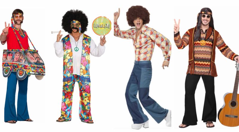 hippie kostume til mænd, hippie udklædning til mænd, hippie tøj til mænd, hippie kostumer til voksne, hippie voksenkostumer, hippie mandekostumer, hippie kostume til karneval, kostume til sidste skoledag, hippie kostume til fastelavn, billige hippie kostumer