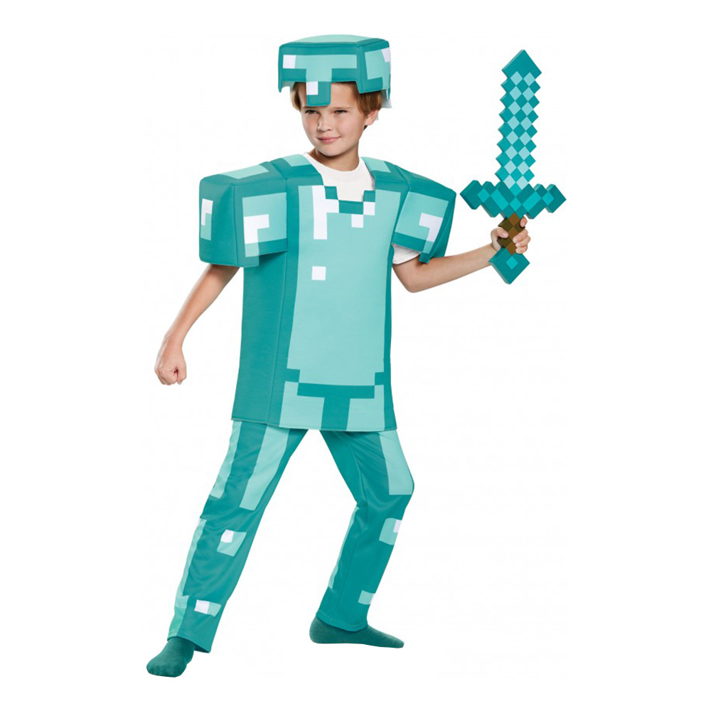 minecraft armor børnekostume - Minecraft kostume til børn