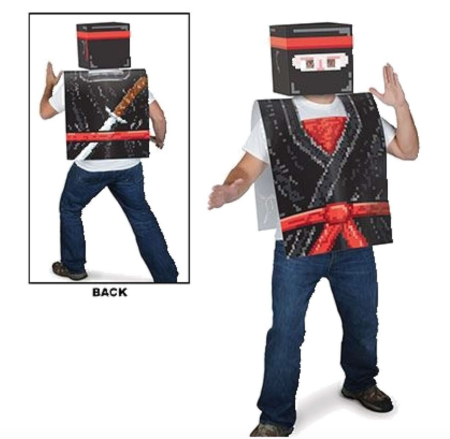 ninja minecraft kostume 450x439 - Minecraft kostume til børn