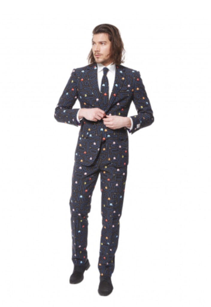 Pacman jakkesæt pac-man jakkesæt 80’er jakkesæt