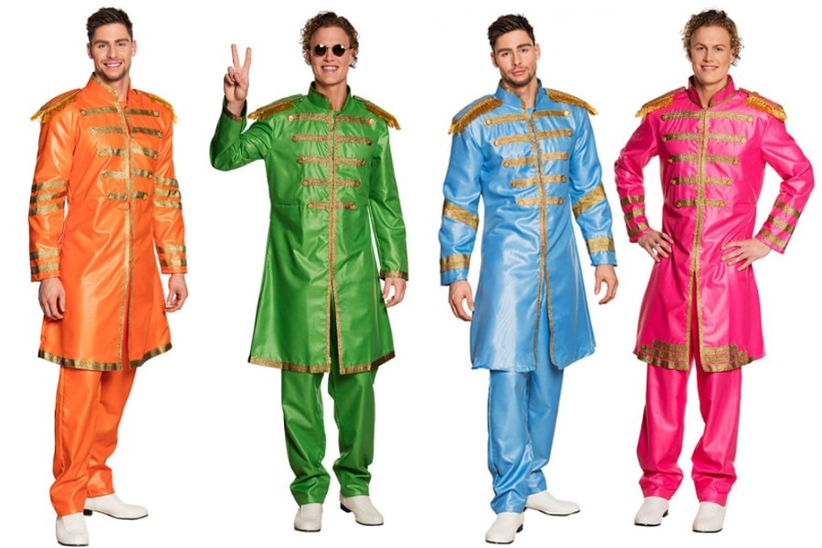 beatles kostume 70erne temafest beatles udklædning gruppekostume