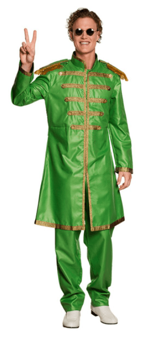 Psykologisk Henstilling dyd grøn kostume beatles kostume 70er kostume til voksne musik kostume -  KostumeUniverset