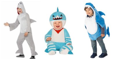haj kostume børnekostume haj babykostume, haj kostume til baby, haj kostume til børn, haj udklædning til børn, haj fastelavnskostume til børn