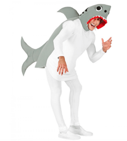 haj voksenkostume 404x450 - Haj kostume til voksne