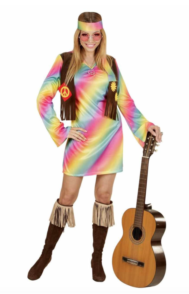 hippie kostume til voksne 660x1024 - Hippie kostume til kvinder