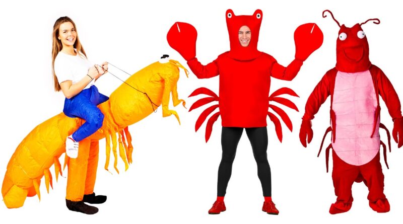 skaldyr kostume til voksne reje kostume krabbe kostume til voksne sebastian kostume til voksne hummer kostume til voksne