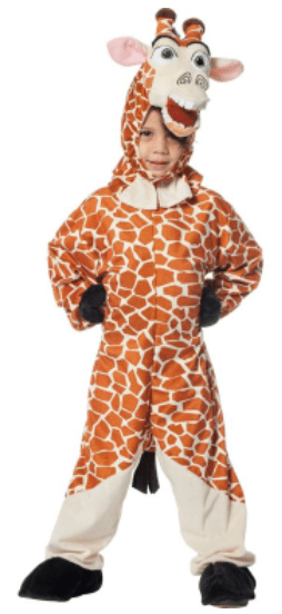 giraf børnekostume giraf udklædning til børn dyrekostume 4 årig fastelavnskostume børnehave