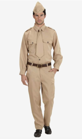 2. verdenskrig soldat kostume 265x450 - Soldat kostume til voksne