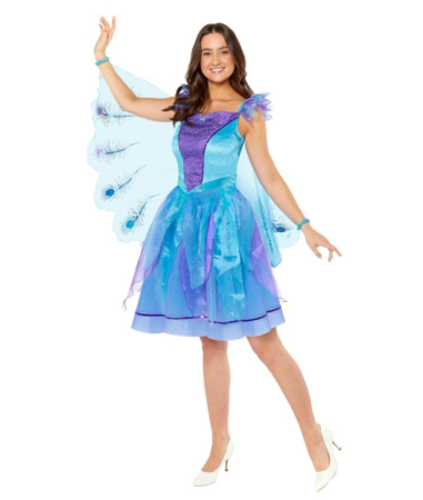 P&aring;fuglekjole Kostume 381x450 - P&aring;fugl kostume til voksne