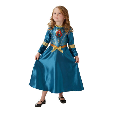 merida kjole til børn merida børnekostume modig brave kjole til piger blå kjole til piger