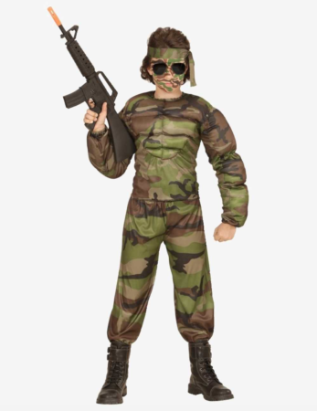 soldat udklædning til børn 347x450 - Soldat kostume til børn