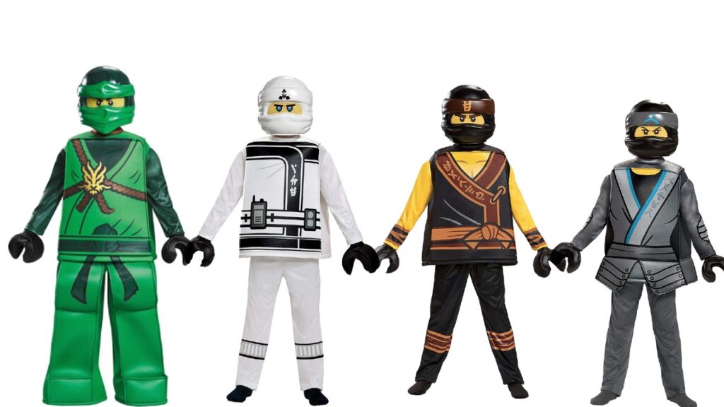 Lego ninjago børnekostume lego ninjago fastelavn kostume