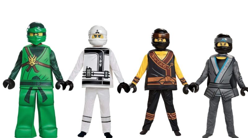 Lego ninjago børnekostume lego ninjago fastelavn kostume