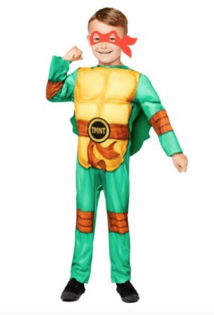 Ninja turtles børnekostume 306x450 - Skildpadde kostume til børn og baby