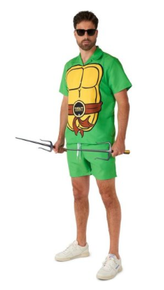 ninja turtles kostume med shorts
