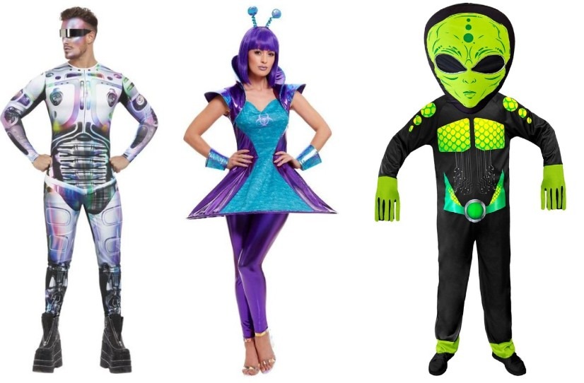 Rumvæsen temafest alien kostume out of space temafest udklædning kostumeuniverset