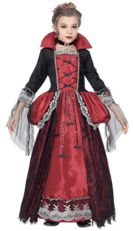 dracula vampyr pige kostume dracula b&oslash;rnekostume vampyr kostume til b&oslash;rn