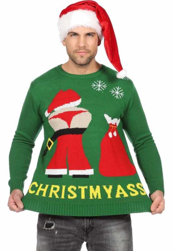 christmyass jule sweater kostumer jule toej - Julesweater til mænd